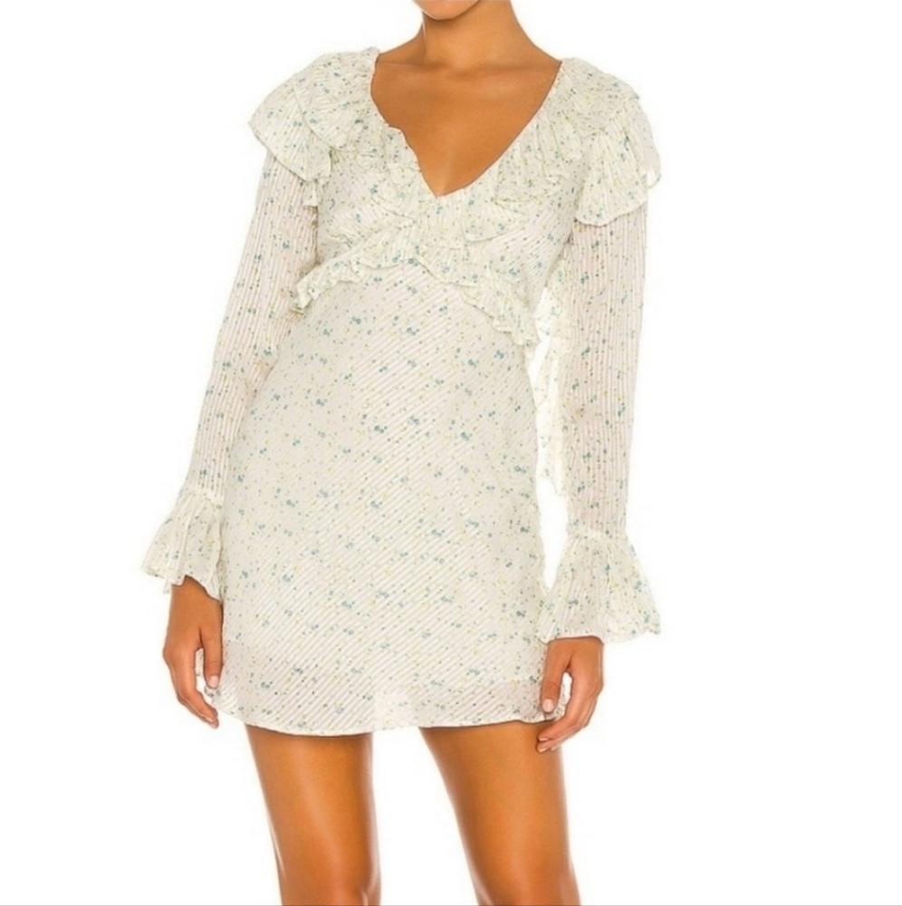 FreeBird "Sweetest Thing" ruffle mini dress.  Size 12 .  BNWT
